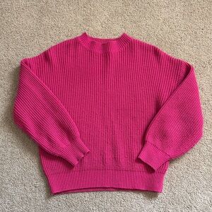 Girl’s Pink Sweater Size M